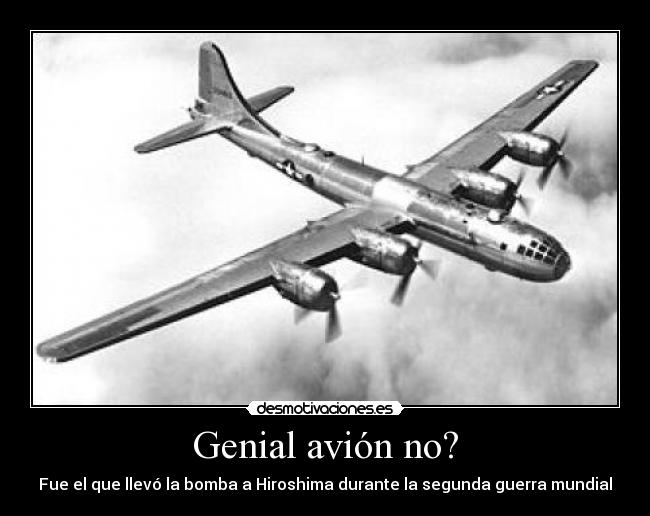 Genial avión no? -