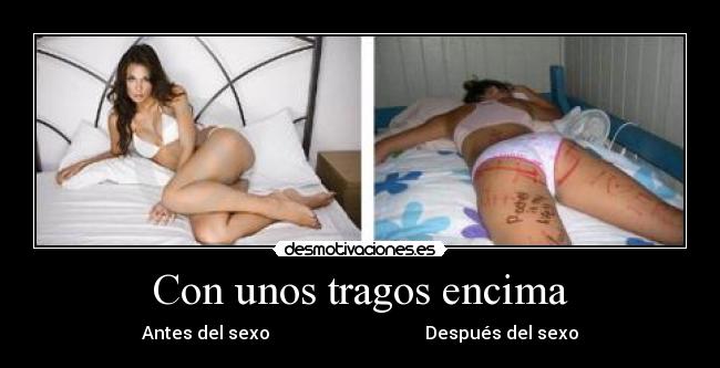 carteles con unos tragos encima desmotivaciones