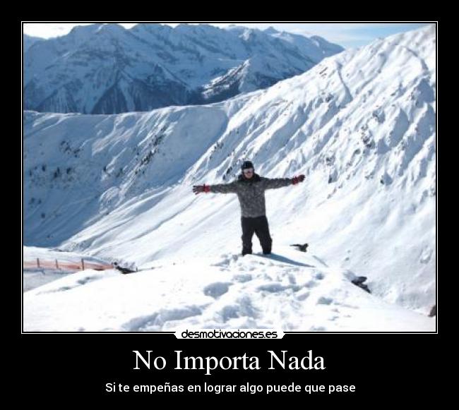 No Importa Nada -