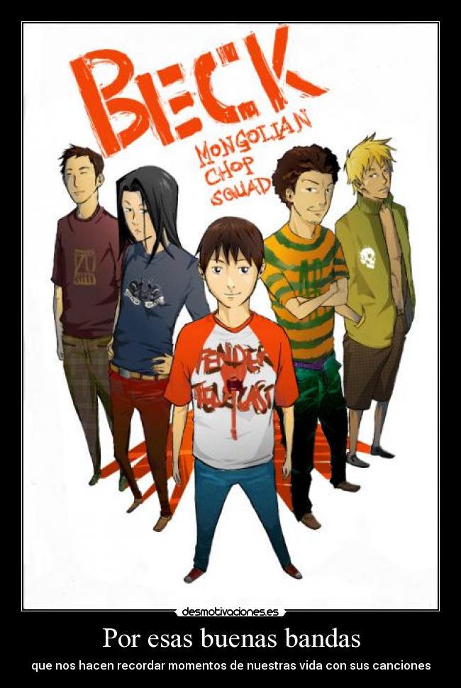 Por esas buenas bandas -