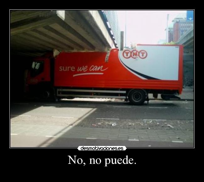 No, no puede. - 