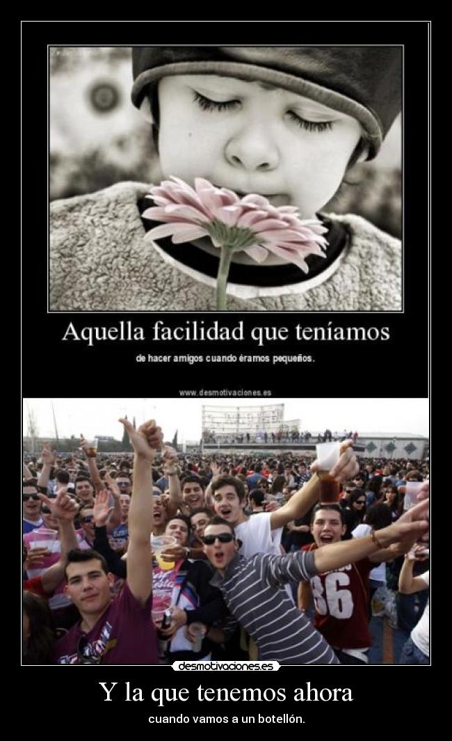 Y la que tenemos ahora -