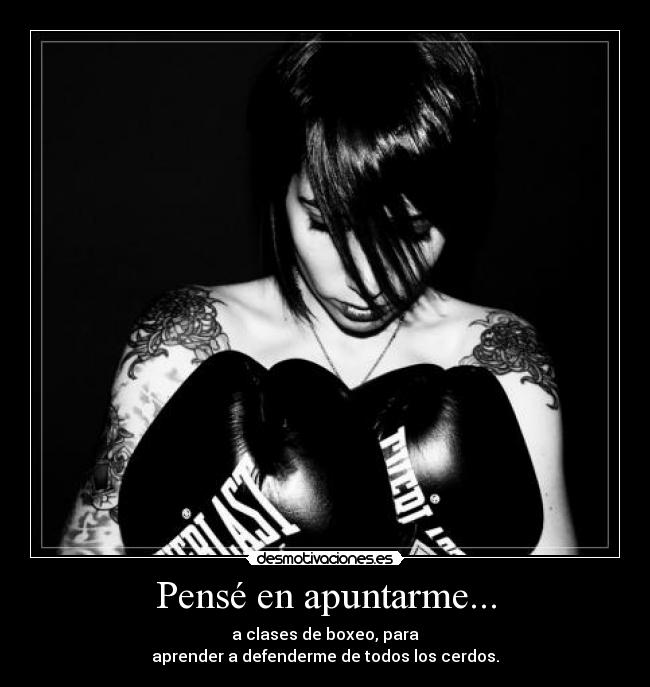 Pensé en apuntarme... - 