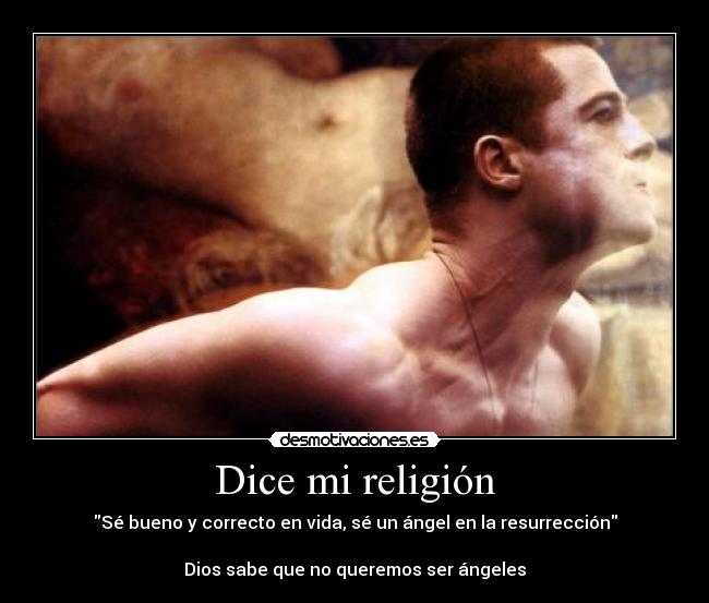 Dice mi religión -