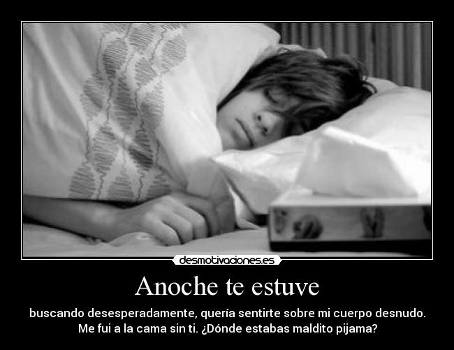 Anoche te estuve -