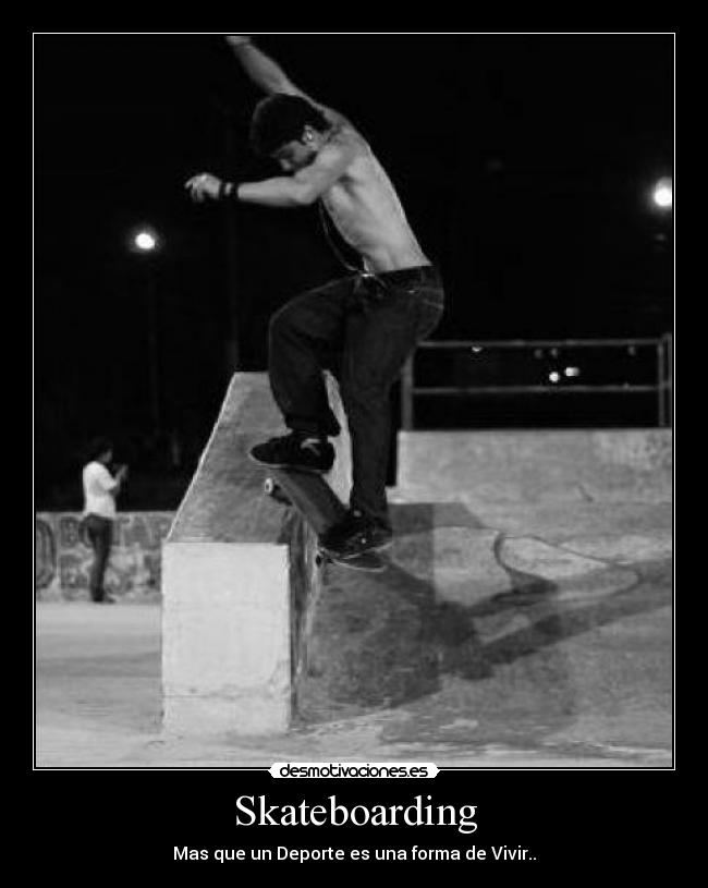 Skateboarding -