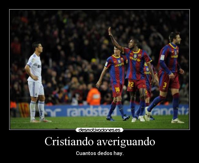 Cristiando averiguando -