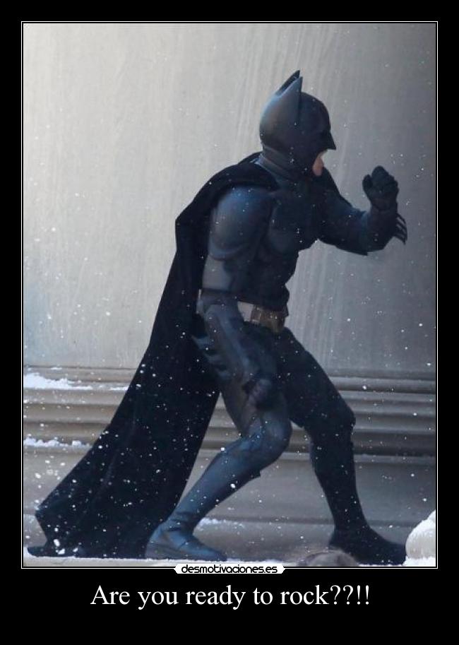 Are you ready to rock??!! -