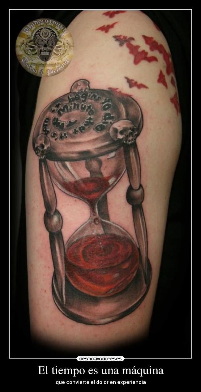 El tiempo es una máquina - que convierte el dolor en experiencia