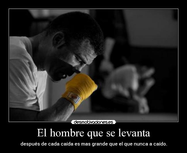 El hombre que se levanta -