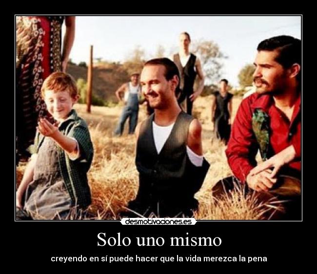 Solo uno mismo -