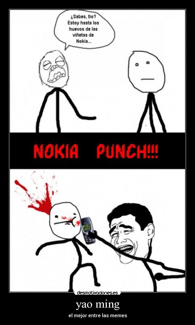 carteles memes yao ming desmotivaciones