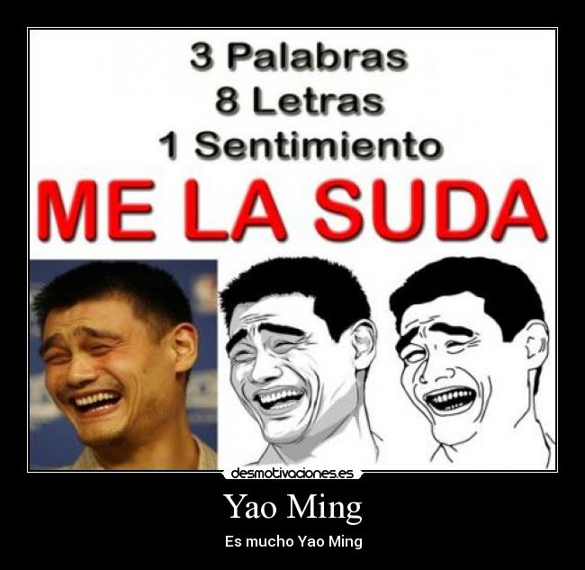 carteles yao ming desmotivaciones