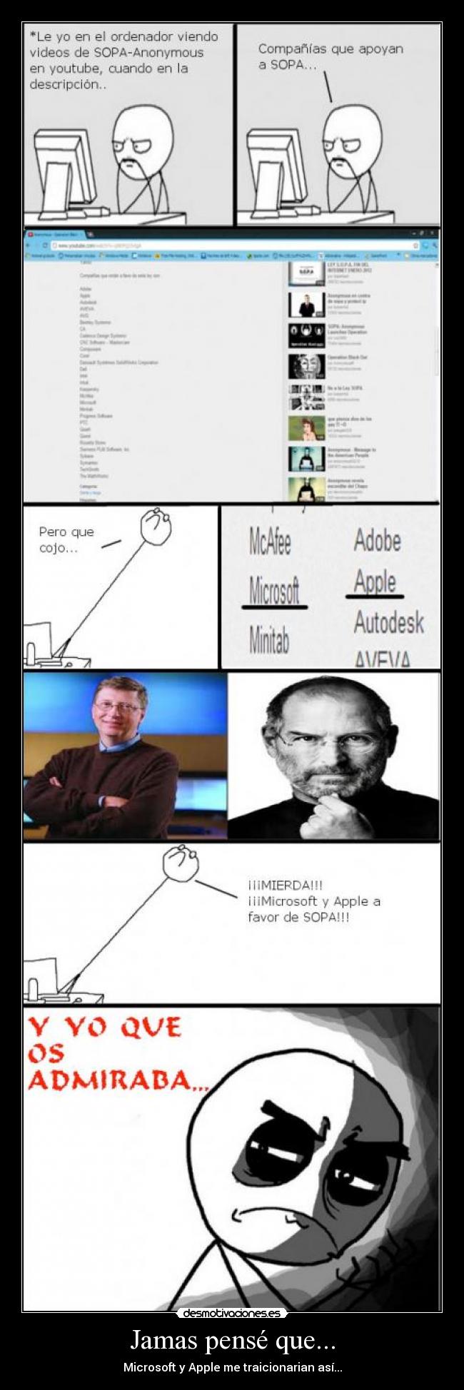 Jamas pensé que... -