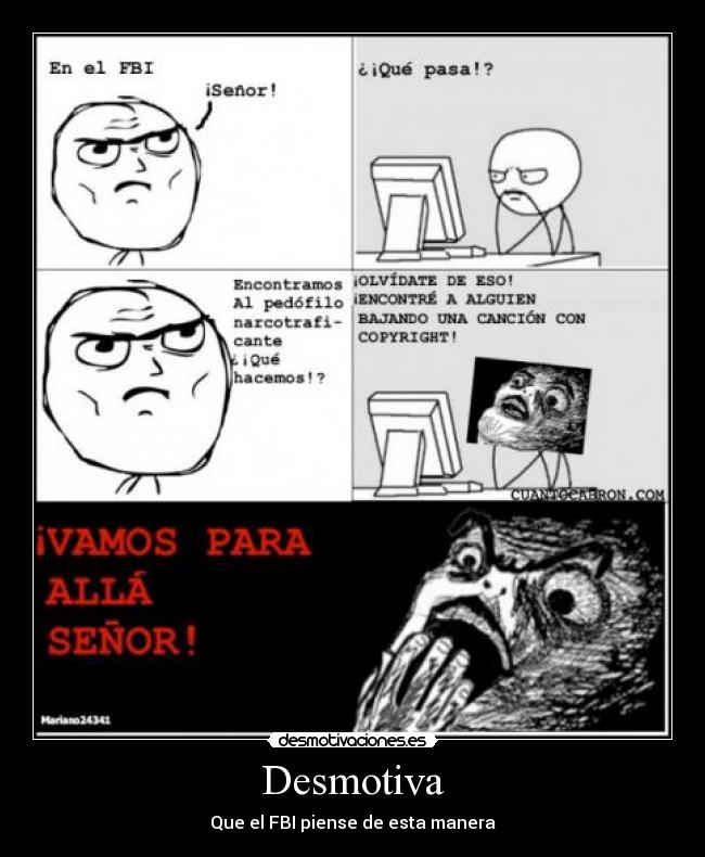 Desmotiva - Que el FBI piense de esta manera