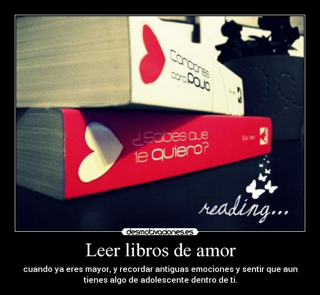 Leer libros de amor -
