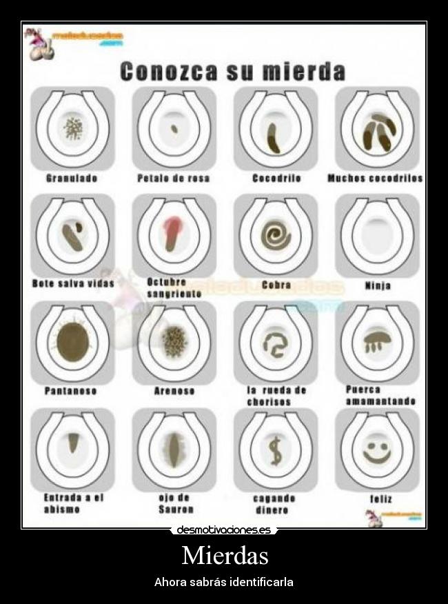 Mierdas - Ahora sabrás identificarla