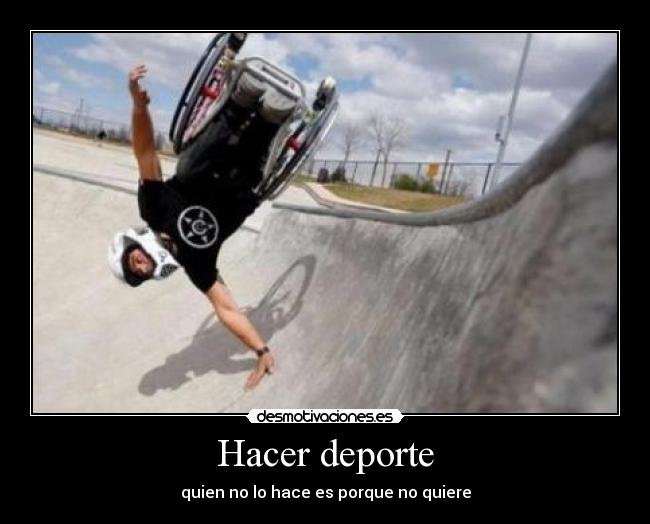 Hacer deporte -