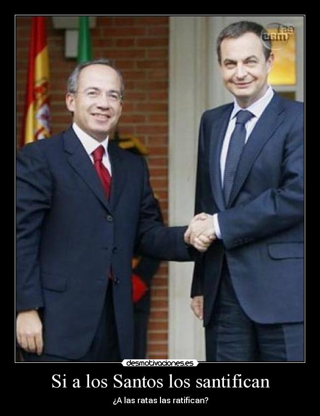 Si a los Santos los santifican - ¿A las ratas las ratifican?