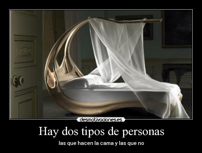 Hay dos tipos de personas -