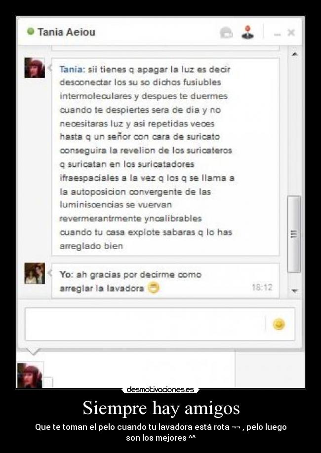 carteles amigos tania perez jose carlos hernando tuenti conversacion conversaciones chat tuenti tuentichat desmotivaciones