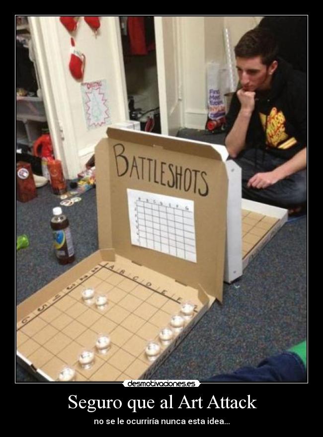 Seguro que al Art Attack - no se le ocurriría nunca esta idea...