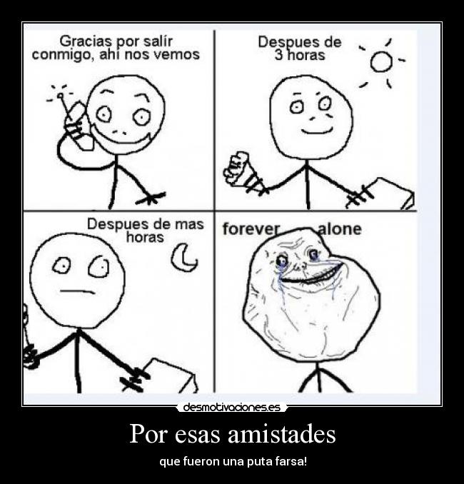 carteles forever alone desmotivaciones