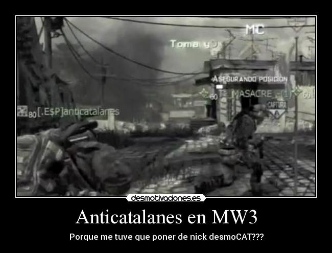 Anticatalanes en MW3 - 