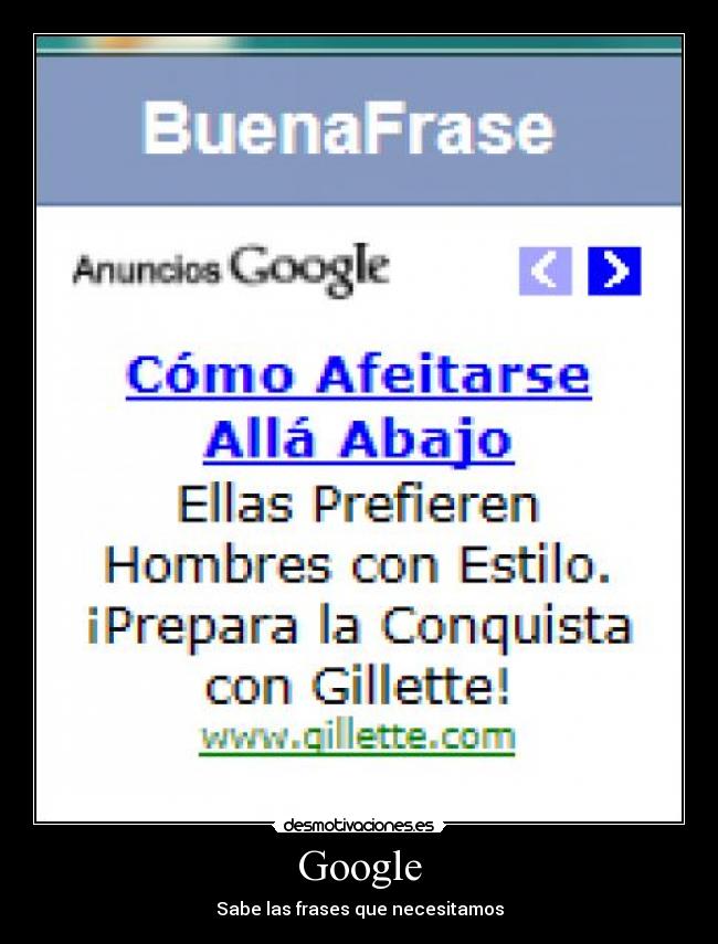 Google - Sabe las frases que necesitamos