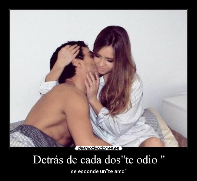 carteles odio amo desmotivaciones