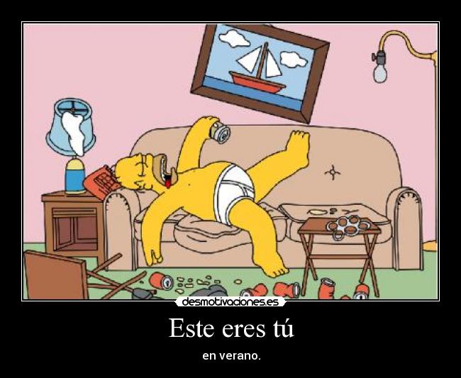 Este eres tú - en verano.