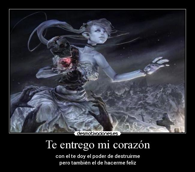 Te entrego mi corazón -
