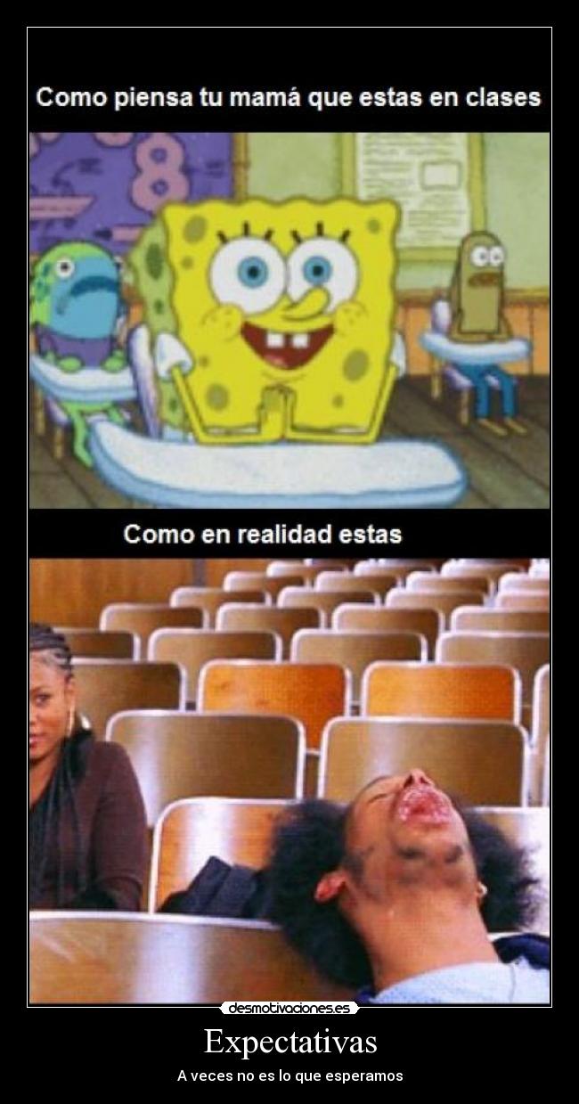 Expectativas - A veces no es lo que esperamos