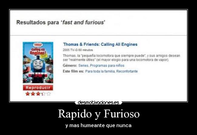 Rapido y Furioso -