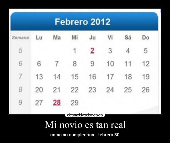 Mi novio es tan real -