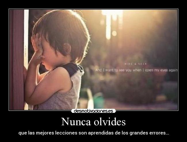 Nunca olvides - 