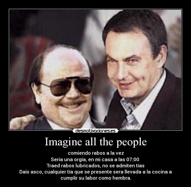 Imagine all the people - 