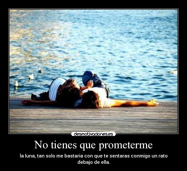 No tienes que prometerme - 