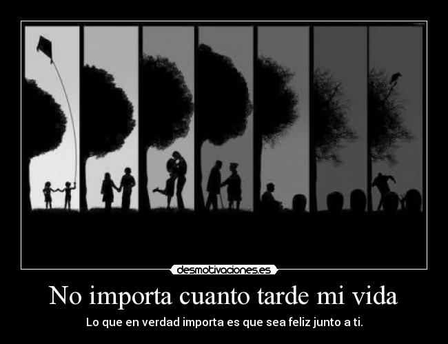 No importa cuanto tarde mi vida - 
