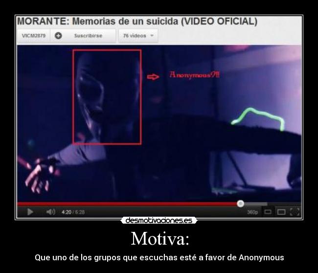 carteles anonymous motiva grupos musica escuchar escuchas desmotivaciones