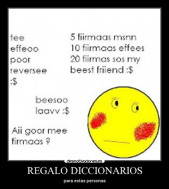 REGALO DICCIONARIOS -