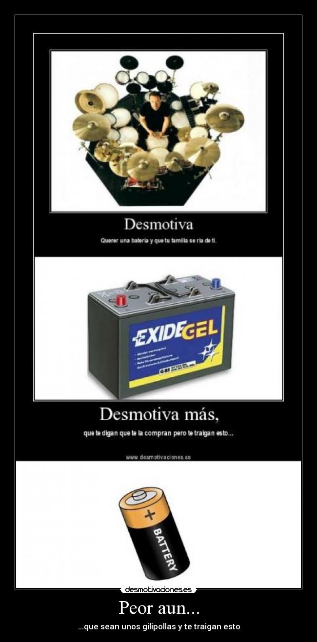 Peor aun... - ...que sean unos gilipollas y te traigan esto