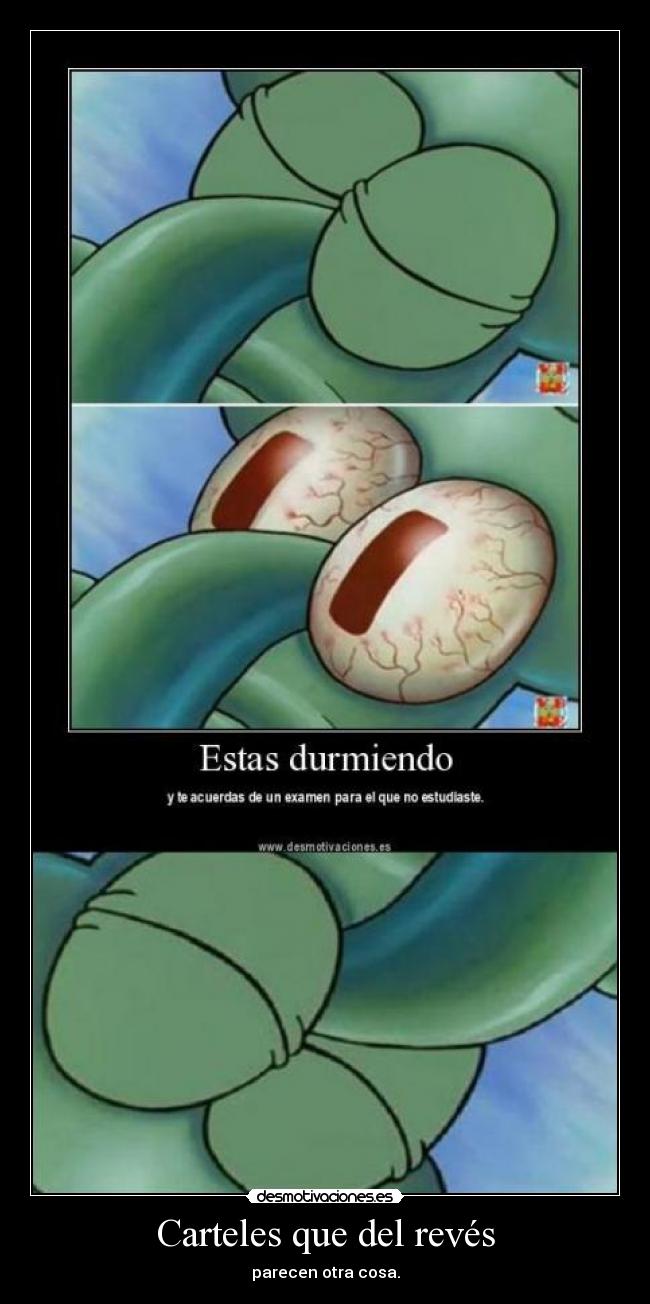 Carteles que del revés - parecen otra cosa.