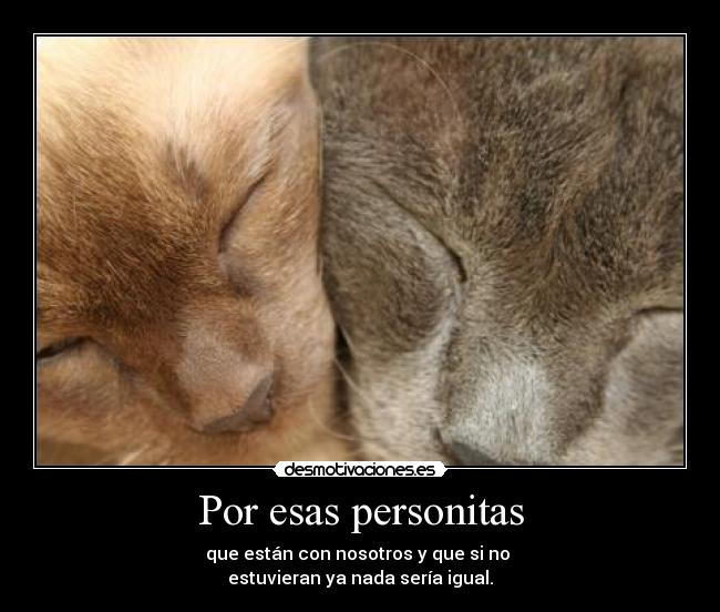 Por esas personitas -