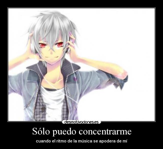 Sólo puedo concentrarme - 