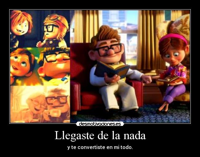 Llegaste de la nada -