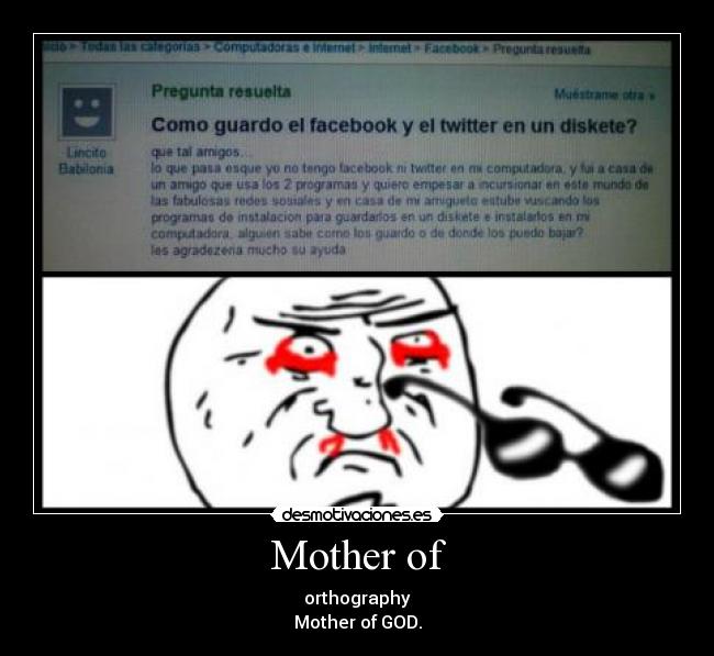 Mother of - orthography
Mother of GOD.