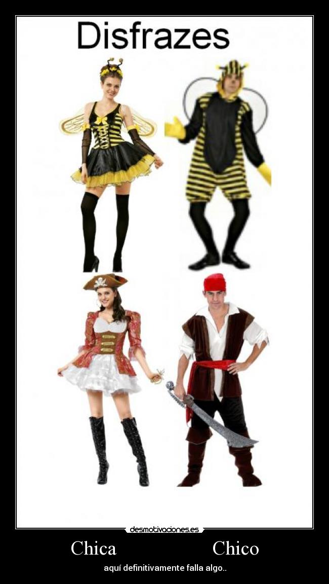 Chica Chico - aquí definitivamente falla algo..