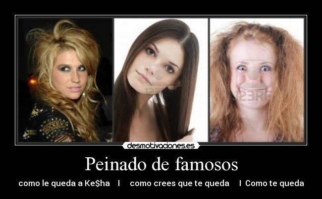 Peinado de famosos -