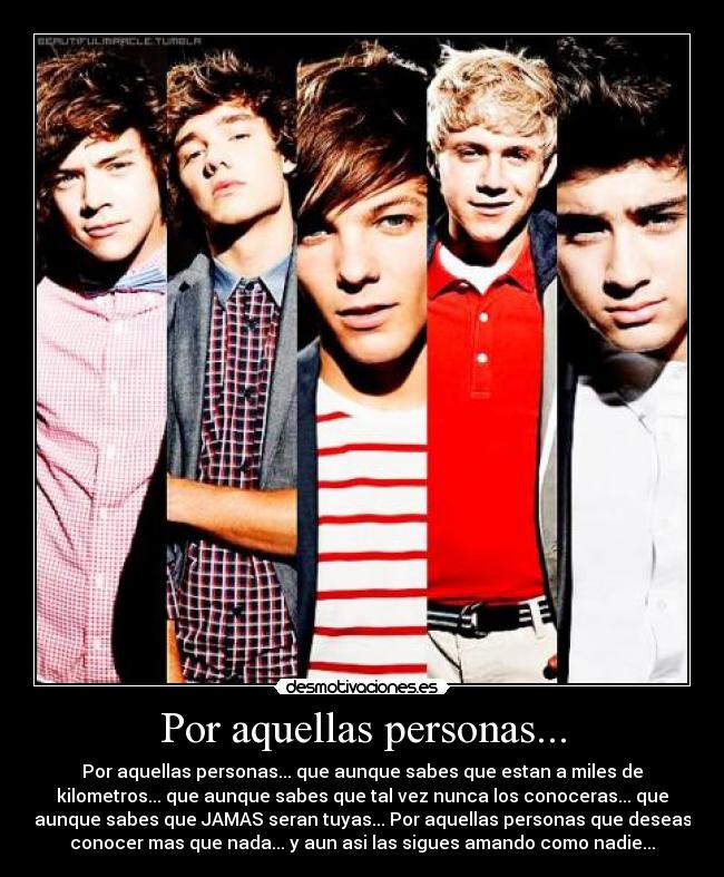 Por aquellas personas... -